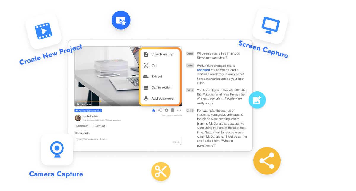 Turn PPT into TikTok clips using Visla’s all-in-one video editor with voiceover, trimming, and scene control tools